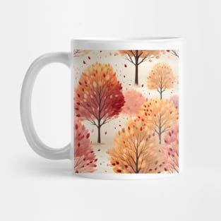 Autumn Leaves Pattern 18 Mug